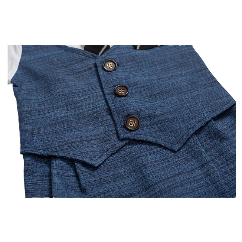 Summer New Baby Boy Jumpsuit Boys Gentleman Baby Children's Clothing What Else You Got?