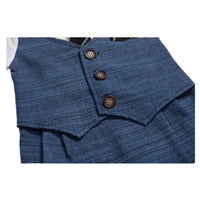 Adorable Gentleman Baby Romper – Soft Cotton One-Piece (0-24M) – Dapper & Comfortable