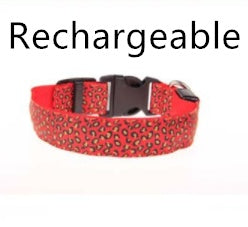 LED Dog Collar Safety Adjustable Nylon Leopard Pet Collar What Else You Got?