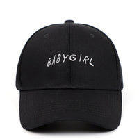 BABYGIRL Embroidered Baseball Cap - Stylish Sun Visor for Women & Girls - Cotton Twill Cap with Scripture Design
