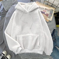 Women’s Cozy Velvet Hoodie with Pockets – Soft & Stylish Loungewear
