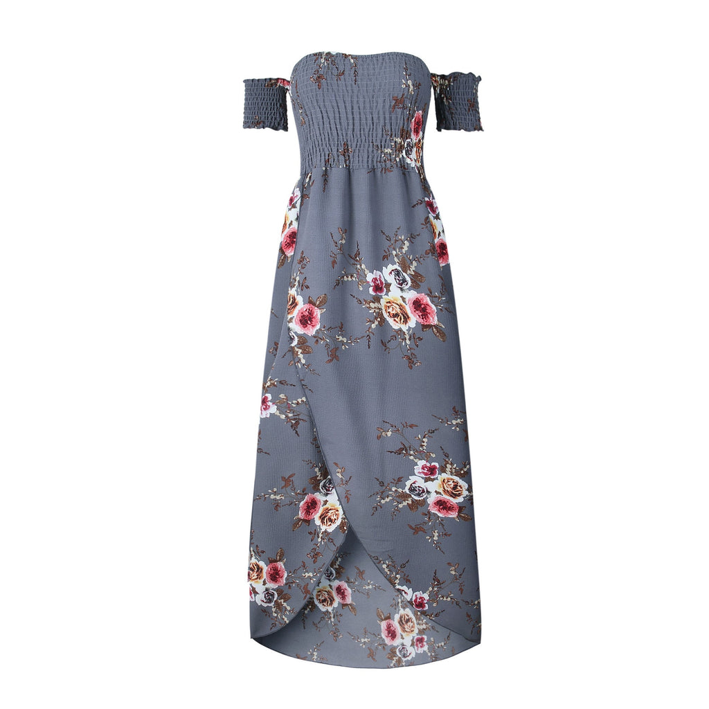 Boho style long dress women Off shoulder beach summer dresses What Else You Got?