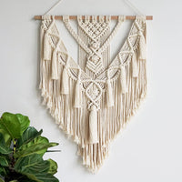 Boho Macrame Wall Hanging | Handcrafted Cotton Tapestry for Living Room & Bedroom Decor - Unique Boho Wall Art