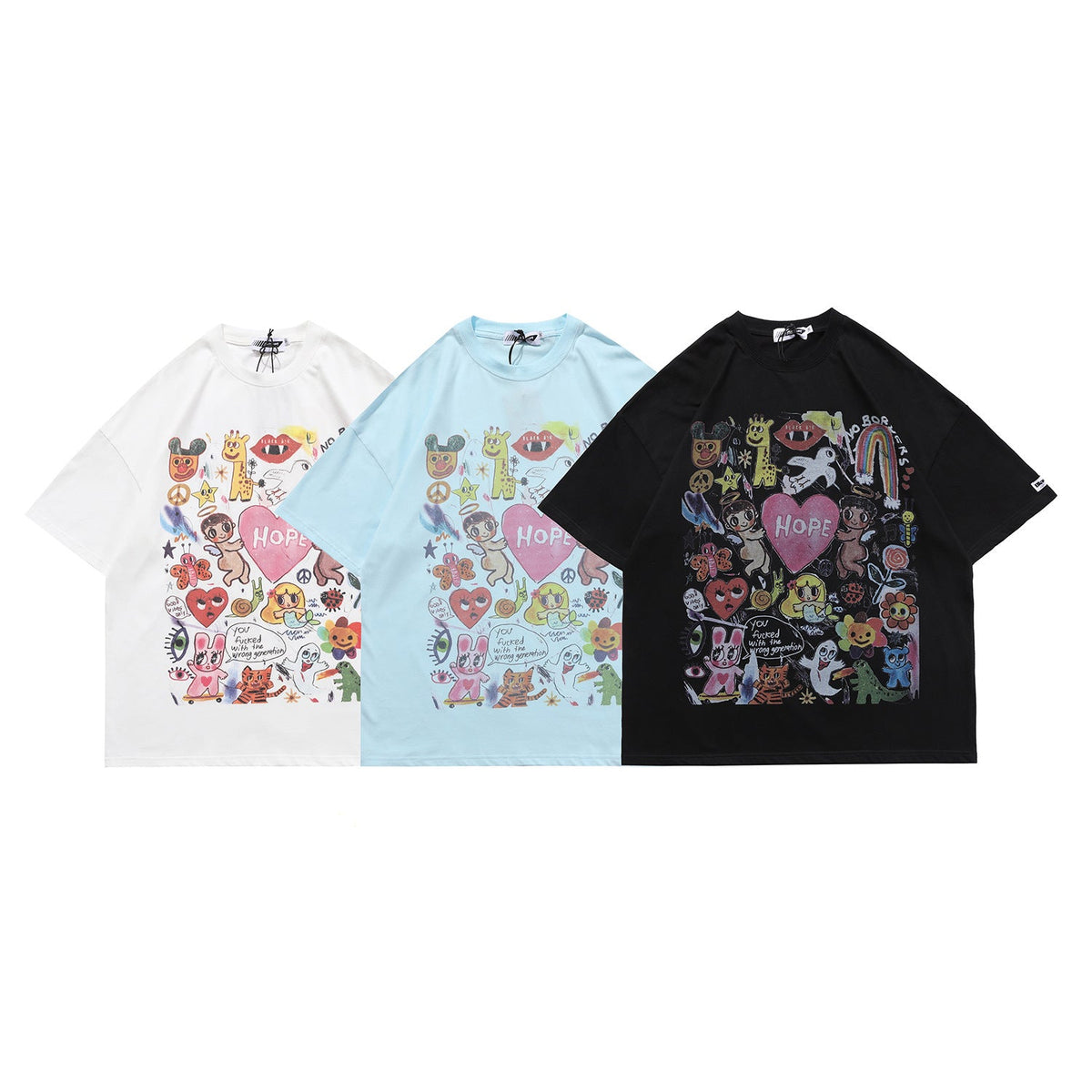 Faithful Vibes Mens Graphic Tee - National Tide Love Print