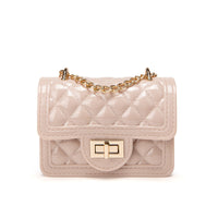 Elegant Pearl & Diamond Chain Crossbody Bag - Small Bag, Big Statement
