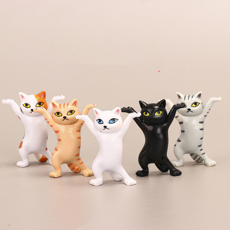 Cute Cat Pen Holder Desk Decor – Enchanting Kitten Resin Pencil Organizer for Office & Home What Else You Got?