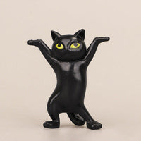 Adorable Black Cat Pen Holder – Whimsical Kitten Resin Desk Organizer for Office & Study