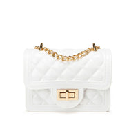 Elegant Pearl & Diamond Chain Crossbody Bag - Small Bag, Big Statement