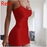 Elegant Halter Mini Skirt - Pure Color, Bodycon Fit - 11 Colors