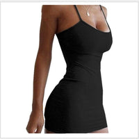 Elegant Halter Mini Skirt - Pure Color, Bodycon Fit - 11 Colors