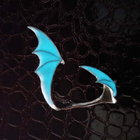 Glow In The Dark Dragon Wings Earrings - Angelic Fantasy Design - Christian Jewelry
