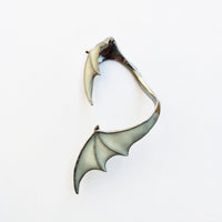 Glow In The Dark Dragon Wings Earrings - Angelic Fantasy Design - Christian Jewelry