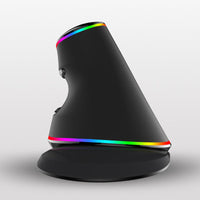 Ergonomic Vertical Gaming Mouse with RGB & 6 Buttons – Wired/Wireless for PC & Laptop – Comfortable & Precise