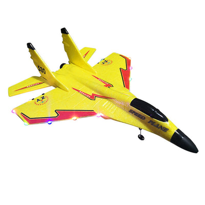 Zhiyang Mig 530 Glider - Remote Control Toy Fighter with LED Lights & Foam Body