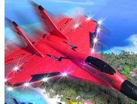Zhiyang Mig 530 Glider - Remote Control Toy Fighter with LED Lights & Foam Body