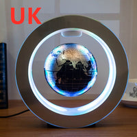 Magnetic Levitation World Globe Light - Floating LED Map Decor - Elegant Home & Office Gift