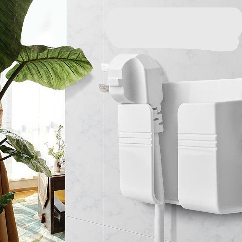 Punch‑Free Phone Charging Storage Rack – Wall‑Mounted Sticky Storage Box What Else You Got?