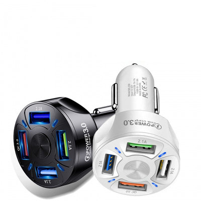 4-Port Fast Charge Car Charger