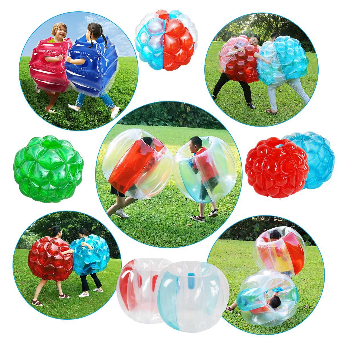 Bumper Ball Fun: Inflatable Sports Ball for Kids with Safety & Joy