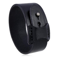 Punk Braided Leather Bracelet – Adjustable Unisex Couple Wristband for Men & Women