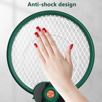 Electric Mosquito Zapper & UV Trap Lamp – Rechargeable Fly Swatter for Chemical-Free Pest Control