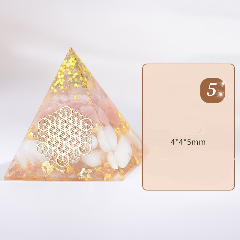 Orgone Pyramid EMF Protection Energy Generator Flower of Life Orgonite Pyramid What Else You Got?