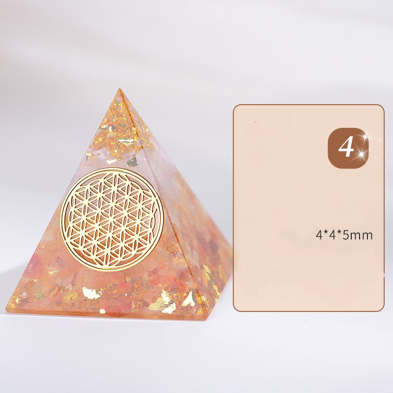 Orgone Pyramid EMF Protection Energy Generator Flower of Life Orgonite Pyramid What Else You Got?
