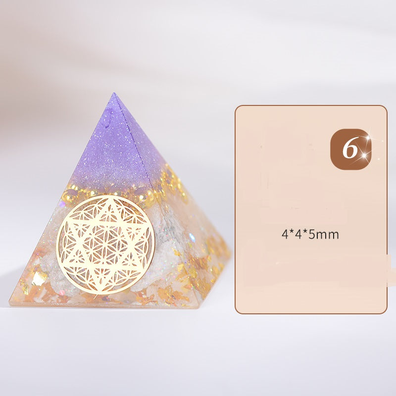 Orgone Pyramid EMF Protection Energy Generator Flower of Life Orgonite Pyramid What Else You Got?