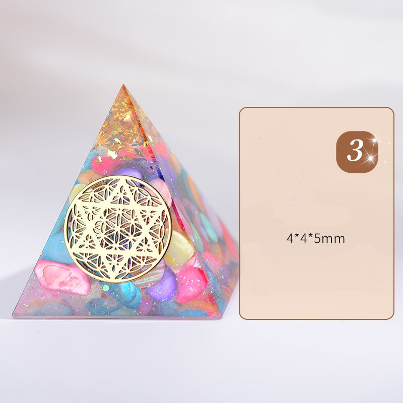 Orgone Pyramid EMF Protection Energy Generator Flower of Life Orgonite Pyramid What Else You Got?