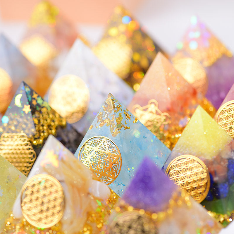 Orgone Pyramid EMF Protection Energy Generator Flower of Life Orgonite Pyramid What Else You Got?