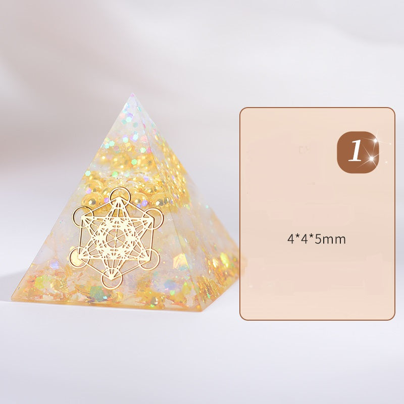 Orgone Pyramid EMF Protection Energy Generator Flower of Life Orgonite Pyramid What Else You Got?
