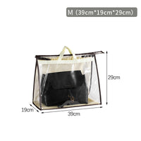 Heavenly Protection for Your Leather Bags - Clear PVC Dust Bag with Hanging Hook (S-XXL)