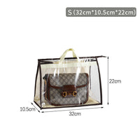 Heavenly Protection for Your Leather Bags - Clear PVC Dust Bag with Hanging Hook (S-XXL)