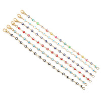 Protected & Stylish Evil Eye Bead Bracelet - Natural Zircon Jewelry for Men & Women