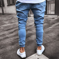Men's Light Blue Skinny Jeans - Fashionable & Comfortable Fit