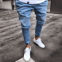 Men's Light Blue Skinny Jeans - Fashionable & Comfortable Fit