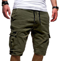Men's Tactical Jogger Shorts - Military Combat Workout Gym Shorts - Lightweight Summer Trousers