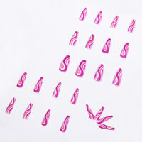 Press-On Nails 24pc Set – Detachable False Nails with Glue, Natural Look