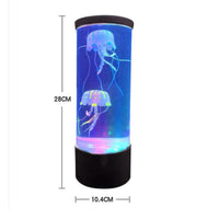 Glowing Jellyfish LED Lamp - Mesmerizing Color-Changing Aquarium Light for Relaxation & Decor
