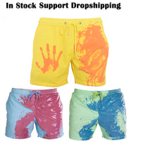 Miracle Color-Changing Christian Beach Shorts - Quick Dry Swimwear for Men