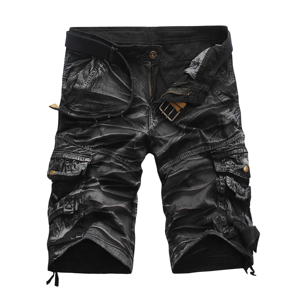 Men's Overalls Summer Camouflage Pants Loose Five Point Pants What Else You Got?