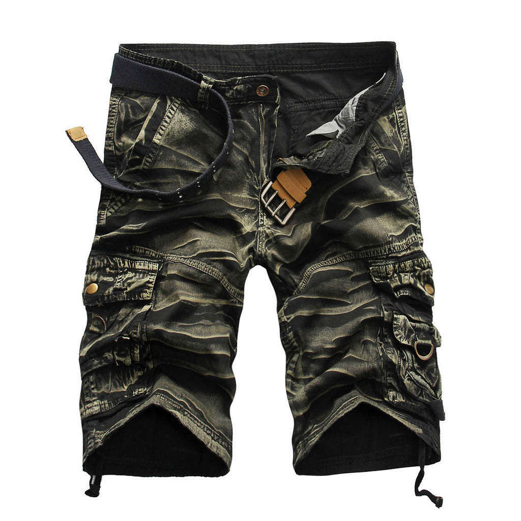 Men's Overalls Summer Camouflage Pants Loose Five Point Pants What Else You Got?