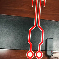 Heaven-Sent Safety: LED Helmet Signal Strip Kit for Motorcycle Riders - Reflective & Durable