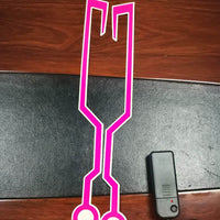 Heaven-Sent Safety: LED Helmet Signal Strip Kit for Motorcycle Riders - Reflective & Durable