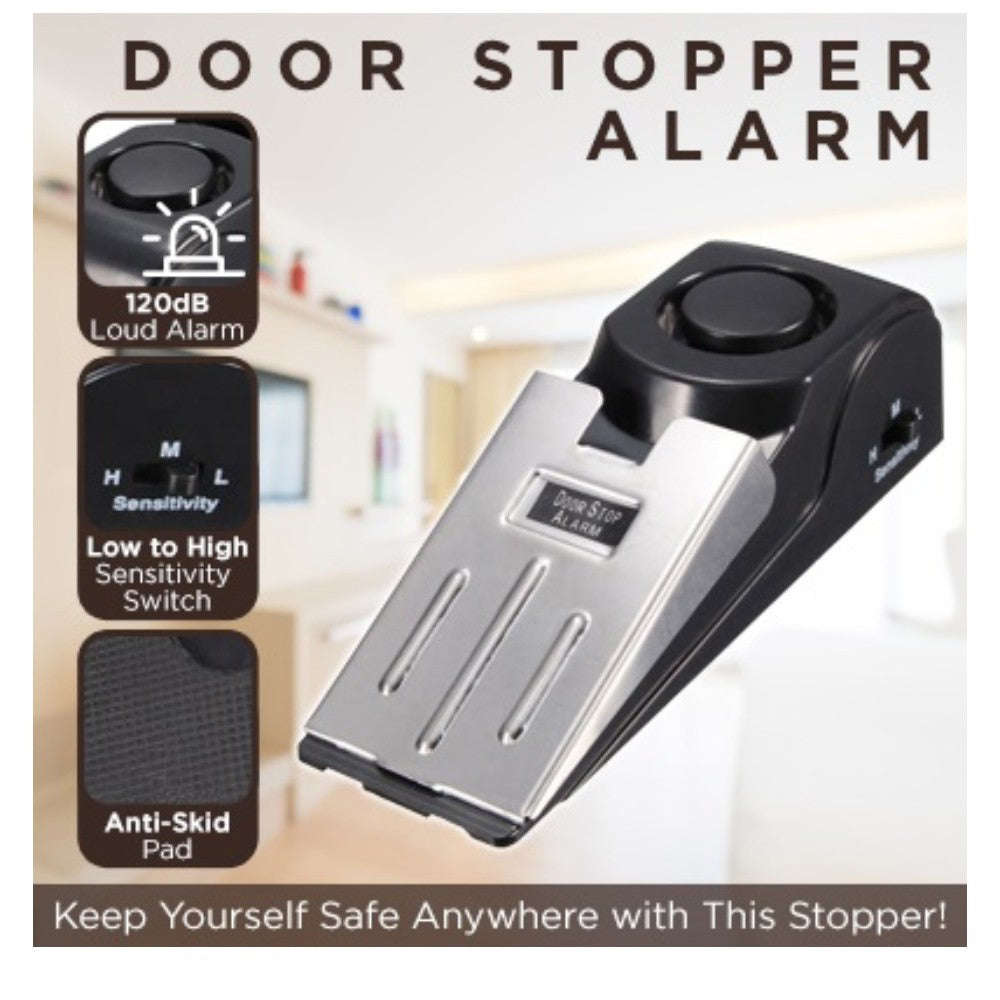 Electronic Burglar Alarm Intelligent Home Security Wedge Door Stop Alarm System Device Hotel Intruder Alert Detection What Else You Got?