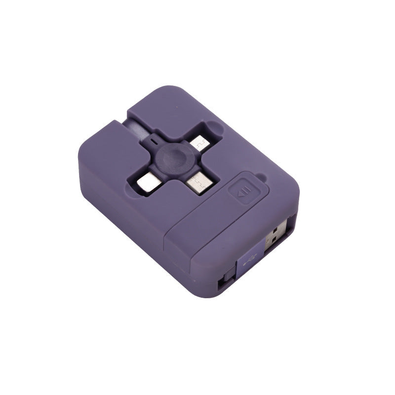Macaron Telescopic Bracket Three-In-One Charging Cable What Else You Got?