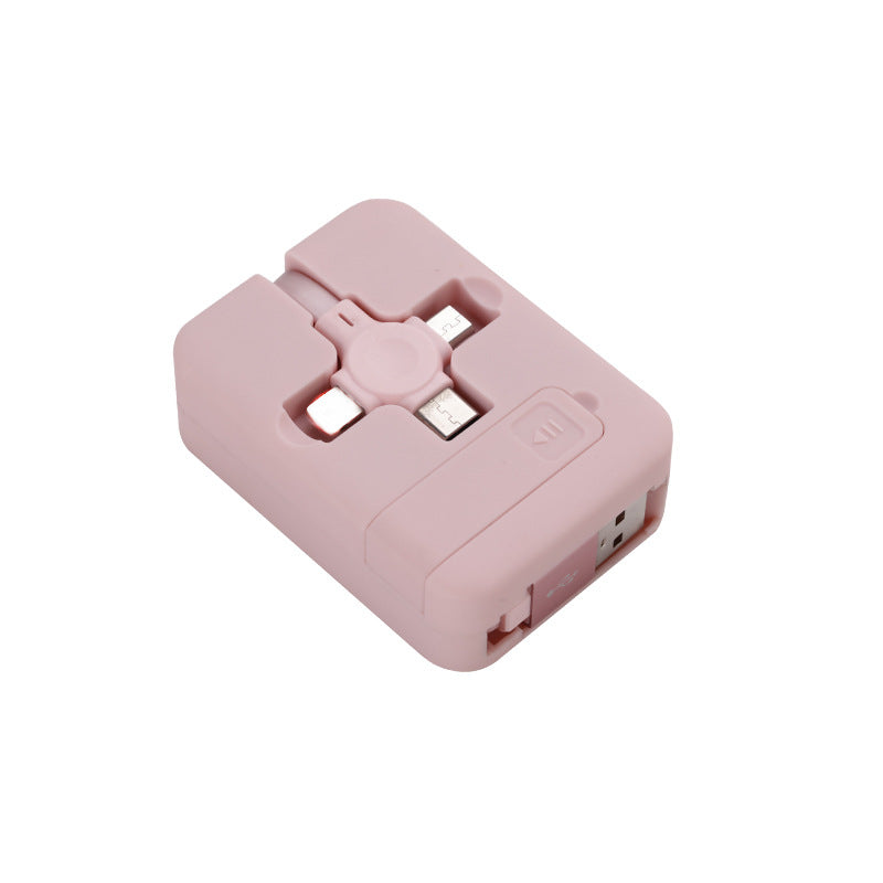 Macaron Telescopic Bracket Three-In-One Charging Cable What Else You Got?