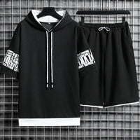 Men's Loose Fit Short-Sleeve Christian Sports Suit - Comfortable & Stylish