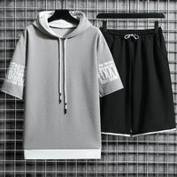 Men's Loose Fit Short-Sleeve Christian Sports Suit - Comfortable & Stylish