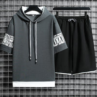 Men's Loose Fit Short-Sleeve Christian Sports Suit - Comfortable & Stylish